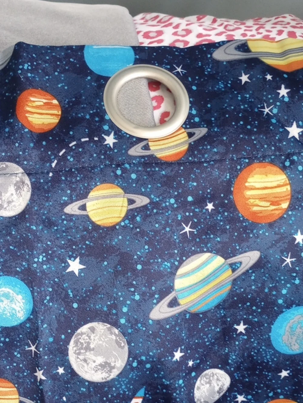Your Zone 'Planet Power' Multi-Color Curtain Panel